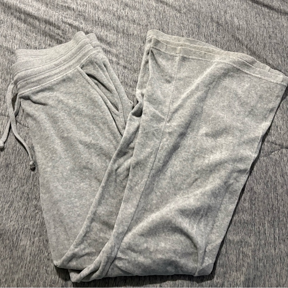 Cozy Gray Wide Leg Sweatpants.